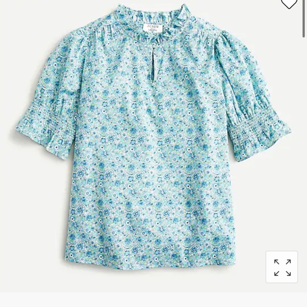 Jcrew Liberty top size XL